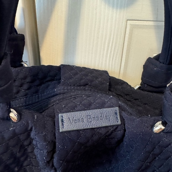 GREAT CONDITION ⭐️ NAVY VERA BRADLEY HADLEY SATCHEL CROSSBODY BAG - Picture 3 of 5